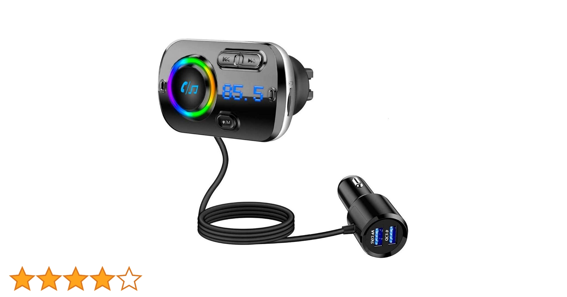 Amazon.co.jp: FMトランスミッター シガーソケット Bluetooth5.0